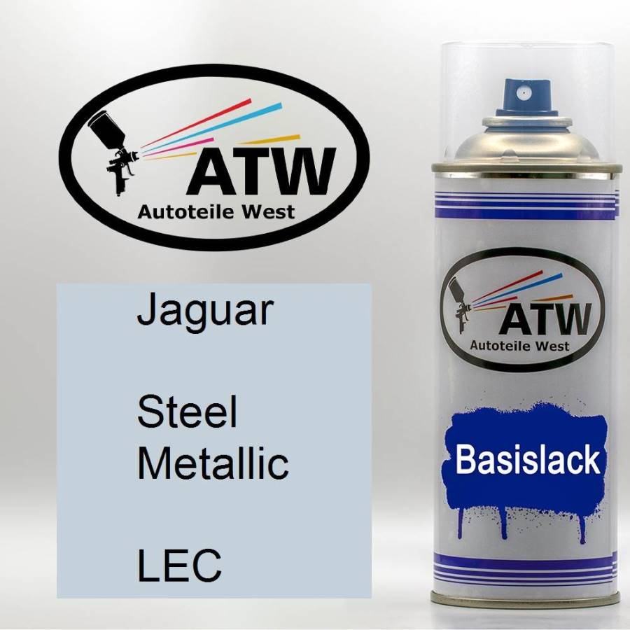 Jaguar, Steel Metallic, LEC: 400ml Sprühdose, von ATW Autoteile West.
